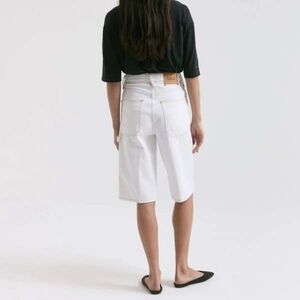 Dala Starch Short Jorts In White Optico Size 32